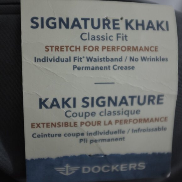 COPY - Dockers grey signature khaki classic fit size W42L32 - Picture 8 of 11